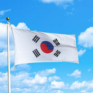 Premium South Korea Flag NZ Standard Size