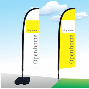 Raywhite Open Home Flag - Large Feather Flag Kitset