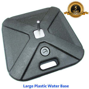 Large Plastic Water Base with Stainless Steel Spindle