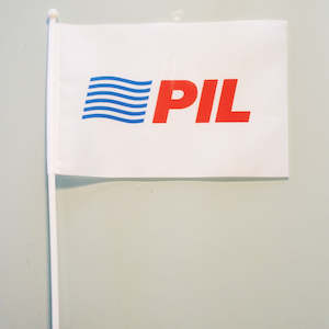 Flag or banner: Custom Hand Waving Flags (Screen printed)