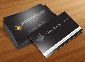 500x Business Cards Matt Laminated & Double-sided