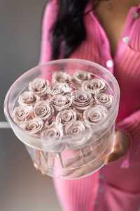 Forever Roses in a clear box - Large