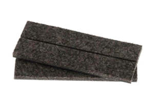 5004: Industrial Strength Adhesive Felt Strips (19mm X 101mm)