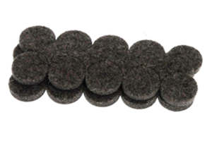 5003: INDUSTRIAL STRENGTH ADHESIVE FELT DISCS 19MM