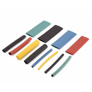 Black and White Silicone Heat Shrinkable Tube Insulation Sleeve Set