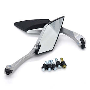 Internet only: Rhombus Aluminum For Motorcycle Rearview Mirror