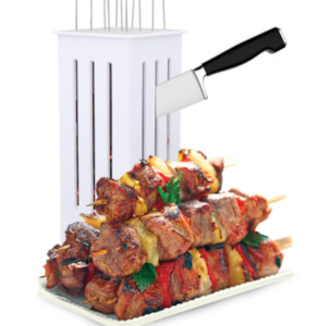 Easy Barbecue Kebab Maker Meat Brochettes Skewer Machine Bbq Grill Accessories Tools Set