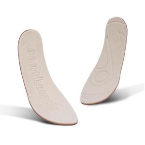 [FROM ] 2 Pair Senthmethc Wool Felt Cork Sport Insoles Ultralight Winter Warmth Insole