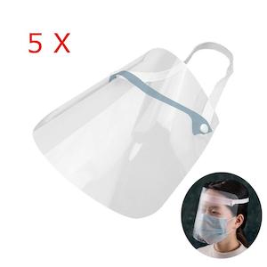 ZANLURE 5PCS Adjustable Transparent Anti Splash Dust-proof Protect Full Face Cov…