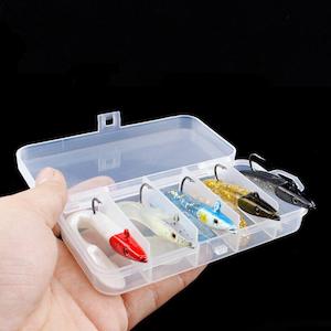 ZANLURE Soft Fishing Lures Kit Portable Flexible Fishing Lures Baits Tackle Set For Fishing