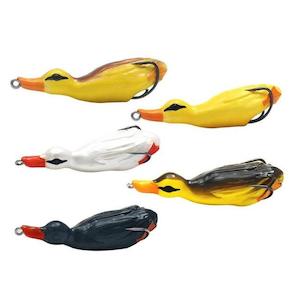 ZANLURE 5 Pcs 3D Ducks Fishing Lure Silicone Fishing Bait Fishing Hook Outdoor P…