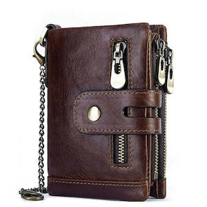 Genuine Cowhide men wallets leather Coin Purse