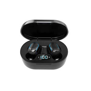 Noise cancelling macaron led earbuds