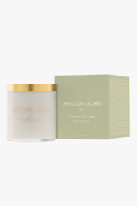 Clothing: Coconut + Lime Medium 65hr Candle