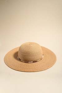 Candace Raffia Multi Band Wide Brim Hat