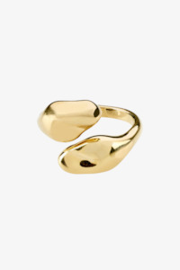 Chantal Recycled Gold Plated Adjustable Ring