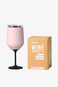 Clothing: Powder Pink 2.0 Wine Tumbler with Stem