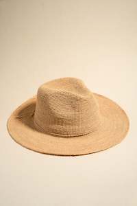 Callie Natural Raffia Panama Hat