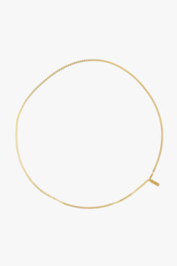 Curb 18k Gold Plated Chain Necklace