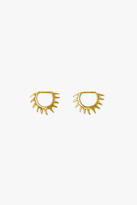 Mini Solida 18k Gold Plated Hoop Earrings