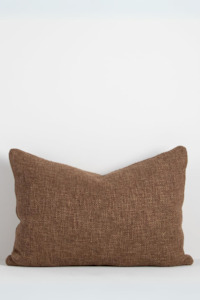 Cyprian Textured Cocoa Feather Inner 40x60cm Cushion