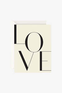 Clothing: LOVE Greeting Card