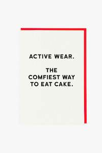 Clothing: Active Wear The Comfiest Way To Eat Cake