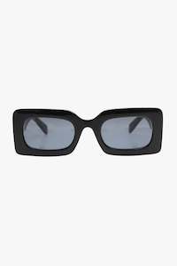 Clothing: Twiggy Black Eco Square Sunglasses