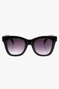 Clothing: Crush Black Sqaure Oversized Sunglasses