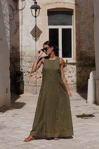 Easy Going Khaki Dress