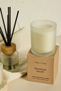 Tranquil Night Spiced Sandalwood + Amber 230g Soy Candle