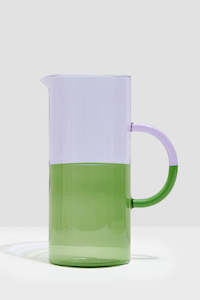 Two Tone Lilac Green 25cm Pitcher