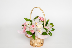 Florist: Pretty Basket Arrangement