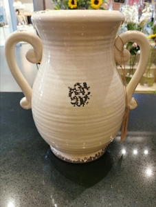 Grecian vase (cream colour)