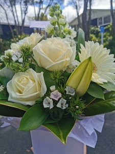 Florist Choice White Box Arranged Flowrers