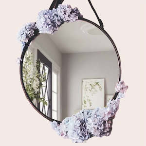 Everlasting Hydrangea Mirror