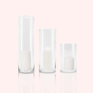 Staggered Cylinder Vases - Rental