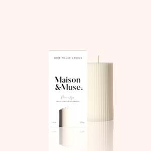 Flower: Wide Pillar Candle