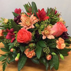 Posy bowl Arrangement in bright colours.