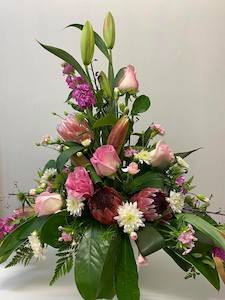 Pink Upright Arrangement.