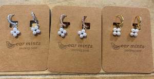 Ear Mints 4 Pearl Huggie Earrings 3011