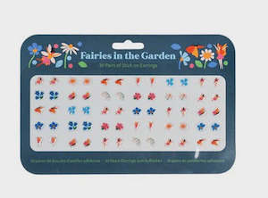 Rex London Fairies In Garden Stick On Earrings