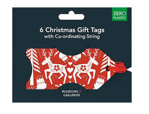 Museums & Galleries - 6 Pkt - Christmas Gift Tags