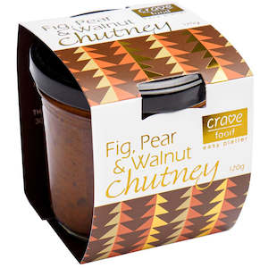 Crave Fig, Pear & Walnut Chutney 120g