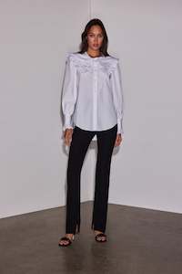 Clothing: Georgie Shirt in White