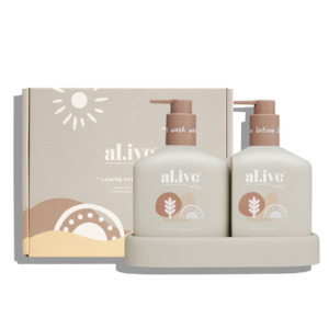 al.ive baby hair & duo set - calming oatmeal