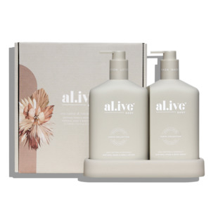 al.ive wash & lotion duo - sea cotton & coconut