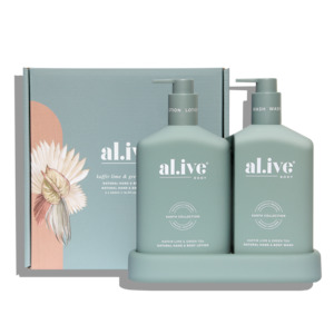 al.ive wash & lotion duo - kaffir lime & green tea duo