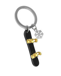 Stellar Snowboard Keychain