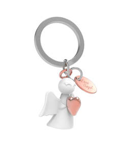 Stellar Love Angel Keychain